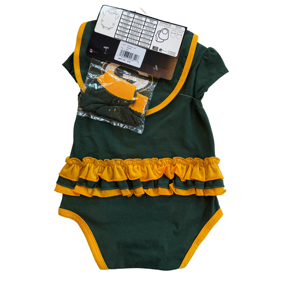 NFL Girls Green Bay Packers Onesie size: 6-9 Months - Picture 2 of 2